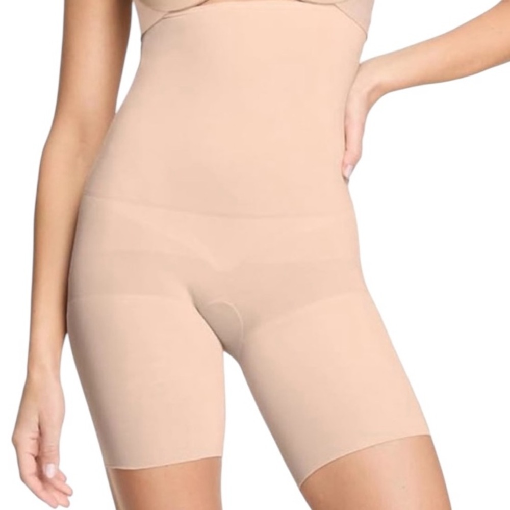 Spanx Rib Cage Full Short Shapewear in Tan